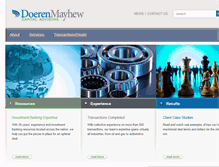 Tablet Screenshot of doerencapital.com